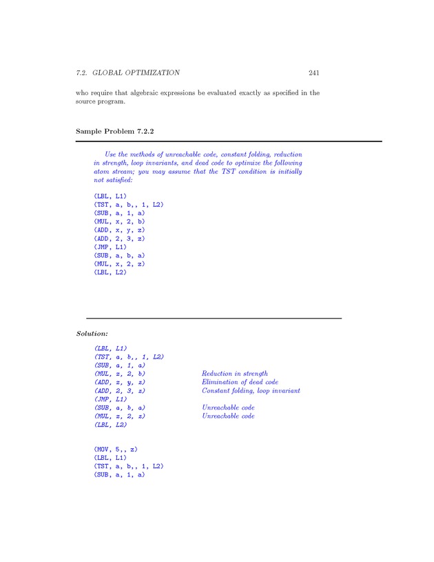 Compiler Design: Theory, Tools, and Examples - Page 241